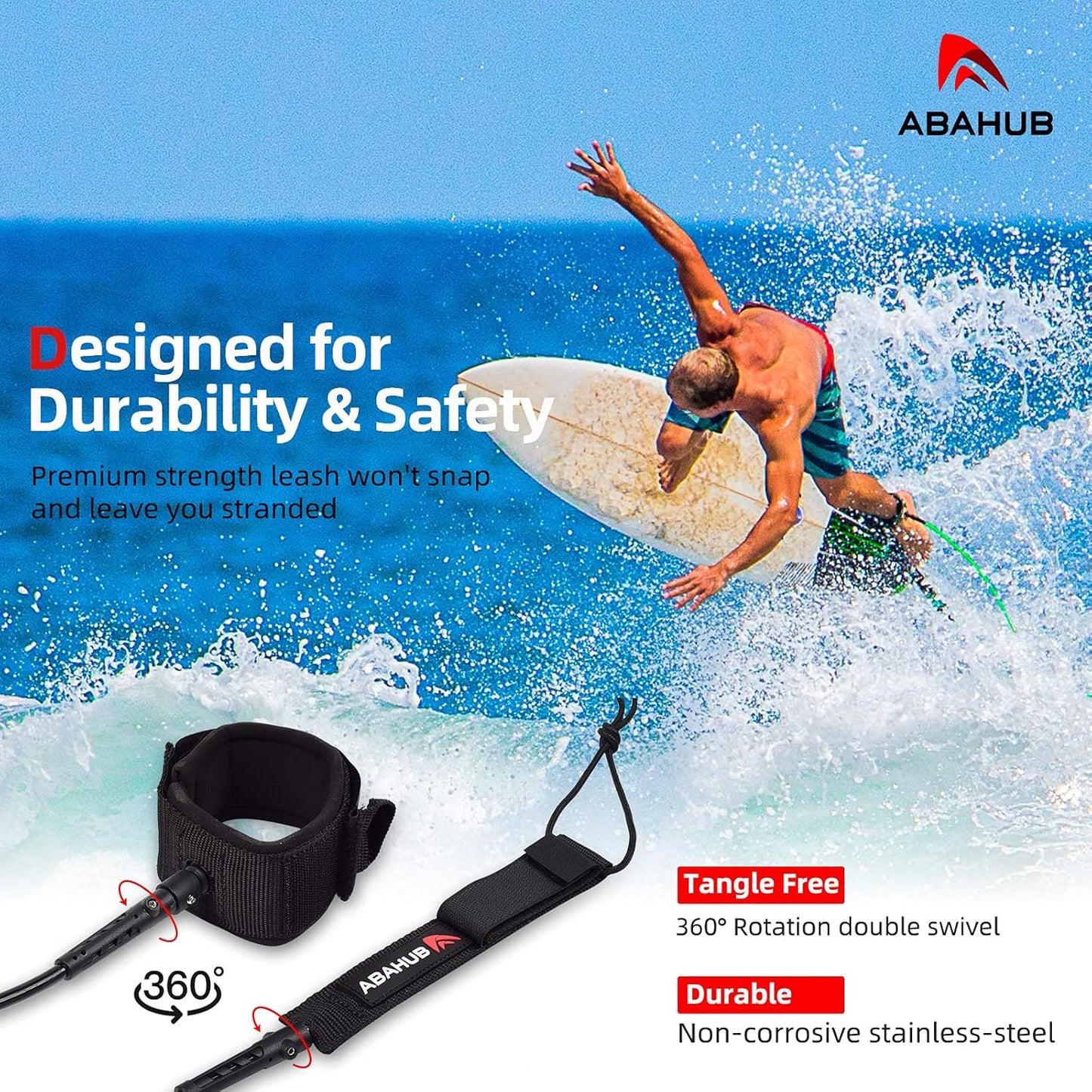 Abahub Surfboard Leash