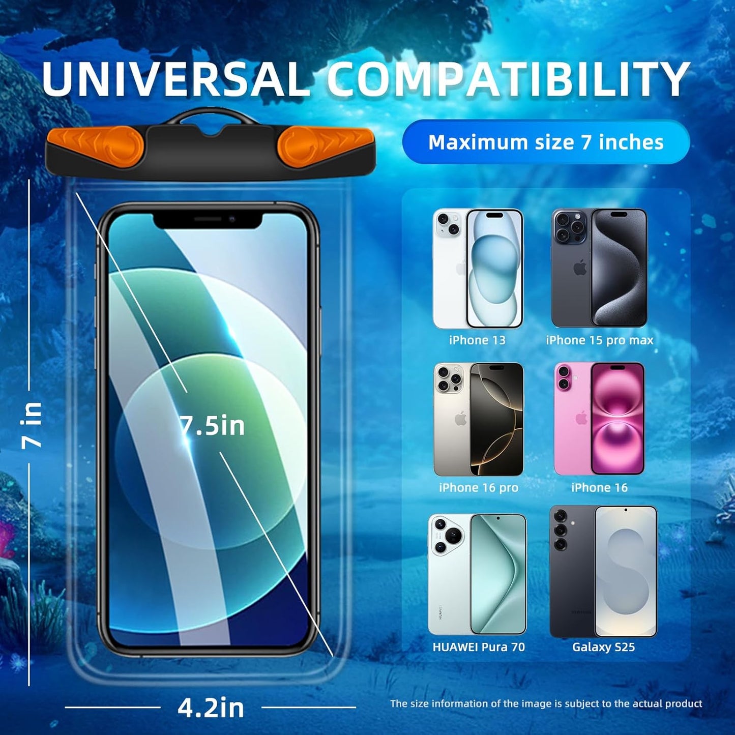 Waterproof Phone Pouch with Lanyard